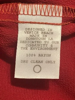 Flynn Skye Brick Red High Neck Halter Jumpsuit. Size Small thumbnail 13