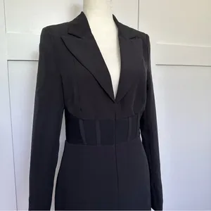 Bardot Black Corset Blazer Mini Dress thumbnail 4
