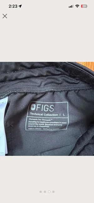 Black FIGS Scrub Pants thumbnail 3