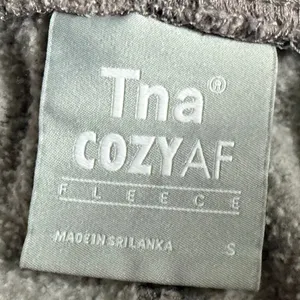 Aritzia Tna Cozy Fleece Mega Sweatpants Grey Cloud Tie-Dye Size Small (S) thumbnail 3