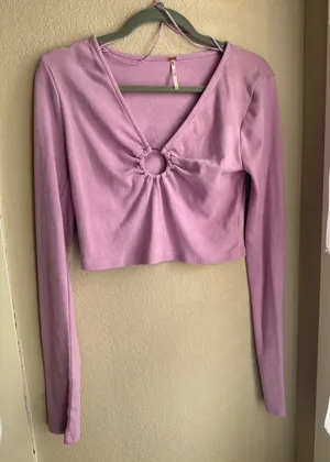 Free People Top Purple thumbnail 1