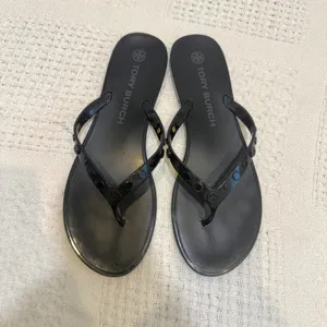 Tory Burch 10 logo studded jelly sandal flip flops 3626 thumbnail 4