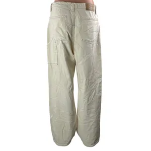 Free People We The Free Womens White High Rise Wide Leg Denim Jean Pants Size 29 thumbnail 3