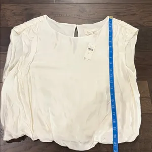 New With Tags By Anthropologie Silky Boatneck Blouse Sz M thumbnail 11