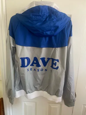 Nike Men’s White/Blue/Gray Windbreaker Jacket (Medium) thumbnail 4