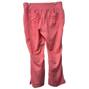 Healing Hands Purple Label Tori Cargo Scrub Pants Women's LP Large Petite Coral thumbnail 5
