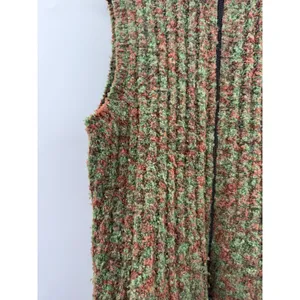 Woolrich Vest Women's Medium Green Wool Blend Zip Outdoor Fall Winter Layer‎ thumbnail 5