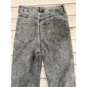 Express grey super Ultra stretch modern straight high rise jeans Small 0/2/4 thumbnail 4