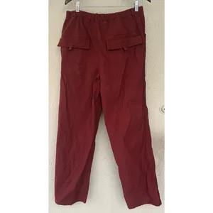Free People Movement Voyage Pant Red Cargo Utility Front Slash Pockets Large thumbnail 5