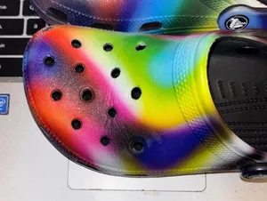Crocs Classic Solarized Unisex Clog Multicolor Size Women 6 thumbnail 1