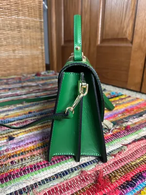 Green crossbody purse thumbnail 5