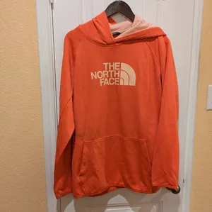 North Face Hoodie Pink Salmon Women’s size XXL thumbnail 5