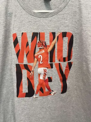 Gildan Cincinnati Bengals Evan McPherson Who Dey NFL T-Shirt thumbnail 2