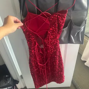 Red Hoco Dress thumbnail 2