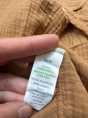 Aerie Casual Long-Sleeve Shirt - Tan thumbnail 6