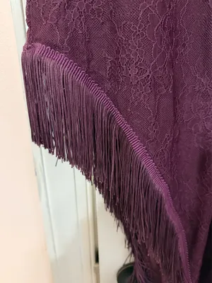 White Fox Cannes getaway lace maxi dress plum thumbnail 4