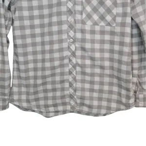 Banana Republic Women's Gingham Button Up 100% Cotton Shirt Small‎ Office Casual thumbnail 5