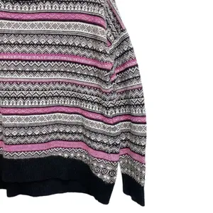 Coincedence and Chance Anthropologie Women's Large Geometric‎ Print Sweater thumbnail 3