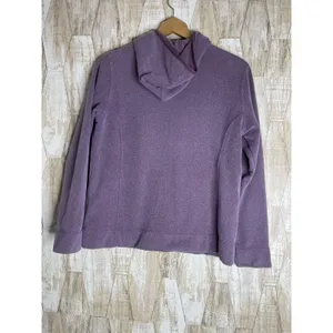 LL Bean Misses Micro Fleece Sweater Jacket Womens M Medium Reg 0-GLU1‎ thumbnail 2