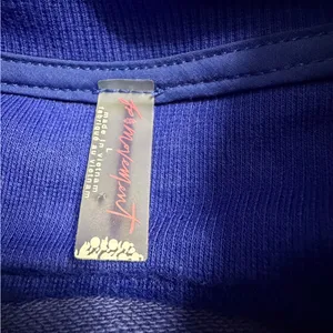 FREE PEOPLE Movement Venture Pullover Heavy Sweatshirt; blue; size Large thumbnail 5