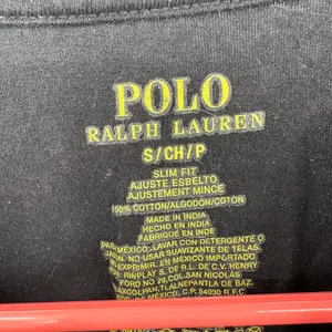 Polo Ralph Lauren size‎ small black short sleeve t-shirt slim fit 100% cotton thumbnail 4
