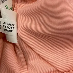 Aerie Real Good Ribbed Bikini Top Pink Scoop Neck Cutout Swimsuit Large thumbnail 5