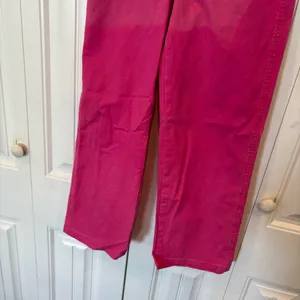 J. Crew Pink Slim Wide Leg Pants‎ Size 24 thumbnail 5