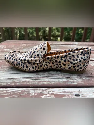 Born Women’s Cheetah Animal Print Slip On Loafers/Shoes, Casual Maximalist|Sz:7M thumbnail 4