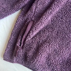 LL Bean Plum Purple Fleece Pullover thumbnail 2