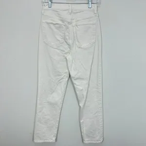 J. Crew Women's Size 26 Classic Straight White Denim Jeans Classic Coastal thumbnail 2