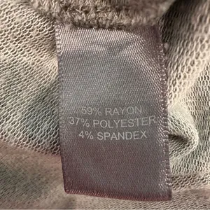 Marled Comfy Cozy Long Sleeve Split Hem Love Sweatshirt Women's Medium‎ Gray thumbnail 9