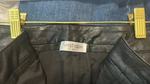 Black Faux Leather Skirt thumbnail 3