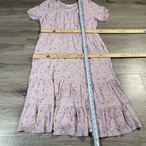 Matilda Jane Women's Dress Midi Cottagecore Feminine Floral Garden L‎ Purple thumbnail 5