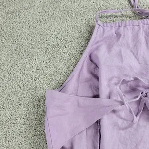 Urban Outfitters Womens Dress 8 Purple Halter Neck Open Tie Back Bodycon Mini thumbnail 11