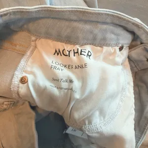 MOTHER The Looker Ankle Fray Jeans Womens 27 Sweet Talk Me Light Wash Skinny thumbnail 7