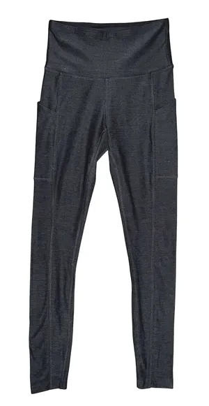 New Balance Sleek Pocket High Rise Legging Charcoal Gray XS EUC‎ thumbnail 1