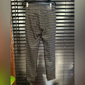 Skinny Collection Skinny Fit Pants Gray White Prince of Wales Check thumbnail 2