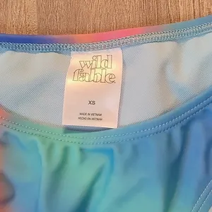 Wild Fable bandeau style top and cheeky bikini bottoms, multi color. thumbnail 2