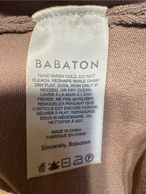 Babaton‎ One-Shoulder Ribbed Crop Top - small Brown Aritzia thumbnail 4