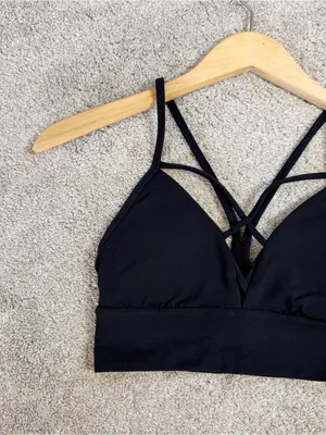 Lululemon Women’s Expand Your Limits Bra Nulu Yoga in Black 4 thumbnail 4
