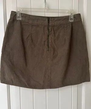 PacSun Skirt Corduroy Green thumbnail 1