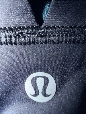 Lululemon Run The Day Bra Submarine Black Mesh Nulux Long Line thumbnail 5