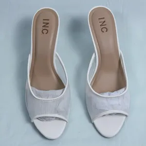 I.N.C International Concept Size-9.5 M Womens Alissaaf White Dress‎ Heel Sandal thumbnail 4