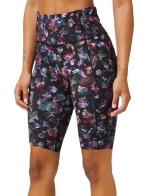 Lululemon Fast Free Short 10" Inseam Non-Reflective Activate Floral Multi Size 6 thumbnail 1