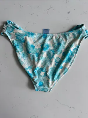 Shade & Shore Aqua Floral Women’s Two-Piece Swim Suit thumbnail 9