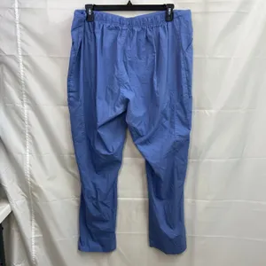 Women's blue pull on stretch relaxed straight leg deep‎ pocket scrub bottoms XXL thumbnail 6