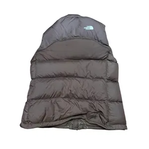 The North Face Nuptse 700 Puffer Vest Womens Large Brown Full Zip Down Fill thumbnail 2