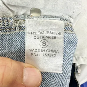 Bohme Kadie High Rise Baggy Jeans Light Wash Size Small NWT Button Cuff Rigid thumbnail 9