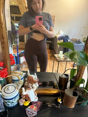 OFFLINE Aerie Real Me High Waisted Crossover Flare Leggings thumbnail 4