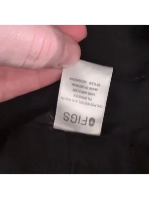 Figs Black Jogger Scrub Pants Size Medium thumbnail 6